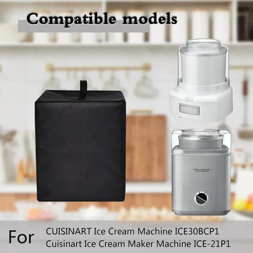 Vista 2 de Cubierta para máquina de helados CUISINART ICE30BCP1 Negro