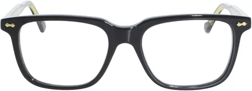 Vista 2 de Gucci Gucci-Logo GG0737O 005 - Lentes para hombre marco óptico negrodorado 2087in Negro Transparente Negro