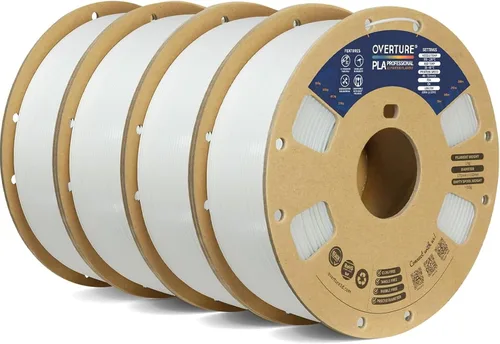 Vista 39 de Overture PLA Plus (PLA+) Filamento de 1/16 pulgadas, dureza mejorada con rollo PLA, con superficie de construcción 3D de 7.87 × 7.87 pulgadas, PLA