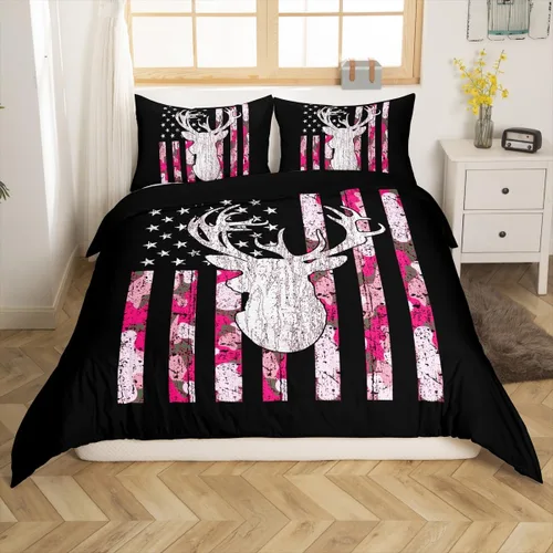Vista 23 de Erosebridal Funda de edredón lavanda para niños, niñas, adultos, mujeres, funda de edredón de árboles verdes, tamaño individual, juego de ropa