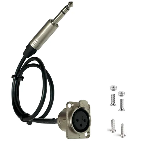 Vista 11 de DIYTECH Cable de paso XLR premium, sin soldadura, para caja de escenario, panel de conexiones, caja de piso, sin soldadura para instalaciones