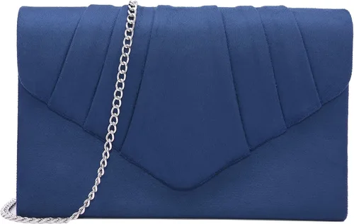 Vista 9 de Milisente Clutch Purses For Women Formal Pleated Evening Bag Bridal Evening Clutch Bag