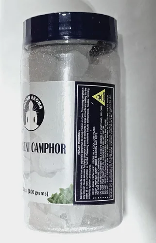 Vista 6 de Bhimseni alcanfor 3.53 oz - Tabletas de alcanfor natural para Puja, Havan e incienso - Alcanfor solo para uso religioso y aromático
