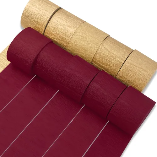 Vista 7 de PartyWoo Serpentinas de papel crepé negro dorado y plateado, 10 rollos de 820 pies, paquete de papel crepé para graduación, Navidad, Año Nuevo