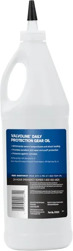 Vista 2 de Valvoline Aceite para engranajes de protección diaria 80W-90, 1 cuarto de galón
