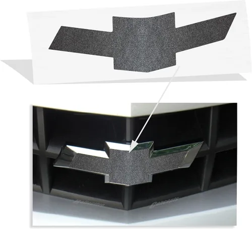Vista 9 de Calcomanía delantera para insignia frontal de auto, (3D Carbon Fiber) Color de la pegatina: Fibra