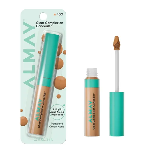 Vista 12 de Almay Clear Complexion Corrector de Tratamiento Puntual para Acné e Imperfecciones Maquillaje con Ácido Salicílico - Ligero, Cobertura Completa, 300
