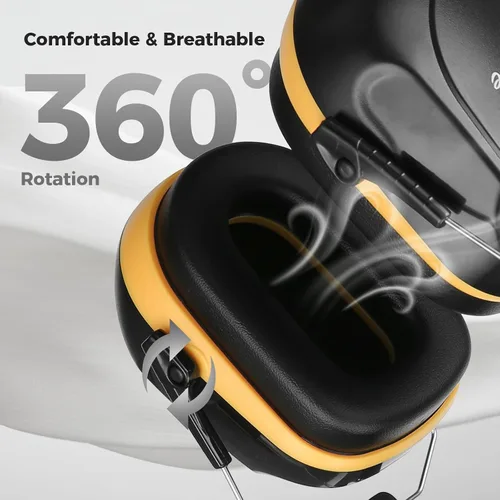 Vista 145 de ProCase NRR 28dB Noise Reduction Ear Muffs, Foldable Adjustable Noise Cancelling Headphones