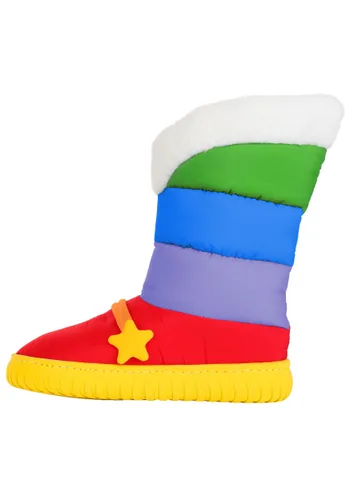 Vista 3 de Botas de disfraz Rainbow Brite para mujer Multicolor