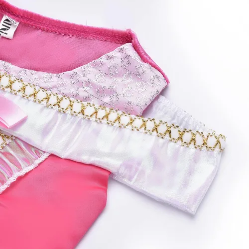 Vista 4 de Disfraz de princesa para niñas disfraz de cumpleaños de Halloween con accesorios de 3 a 8 años