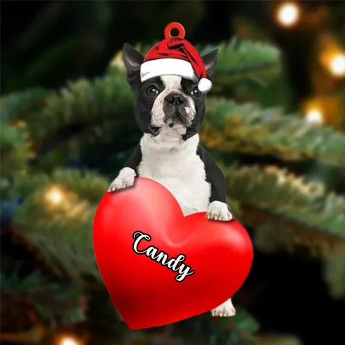Vista 63 de Adornos de Navidad personalizados para perros, nombre personalizado, adorno de Malamute de Alaska, adornos acrílicos, regalos de Navidad, amantes