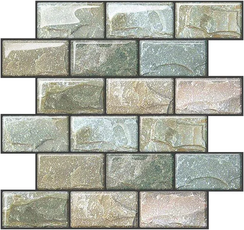 Vista 7 de Protector contra salpicaduras para cocina, azulejos de cocina para despegar y pegar, azulejos de salpicaduras para baño, azulejos de pared