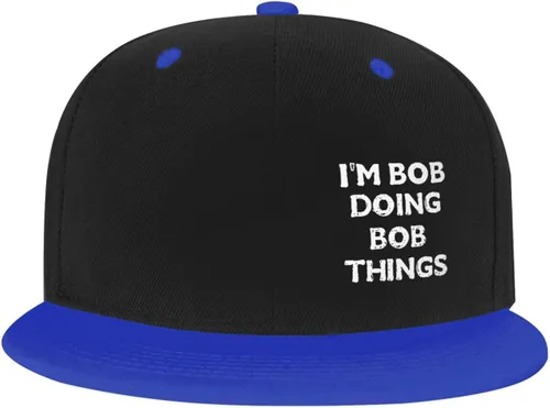 Vista 2 de Unisex Im_Bob_Doing Bob Things Logo Baseball Cap Hat Adjustable Fashion Outdoors Sandwich Cap