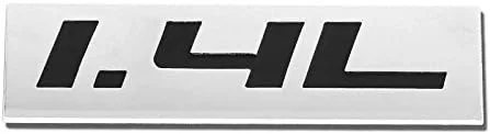 Vista 29 de 1.5L Negro/Cromo Aleación de Aluminio Auto Maletero Puerta Guardabarros Parachoques Insignia Calcomanía Emblema Cinta Adhesiva Pegatina