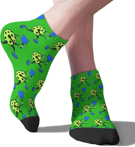 Vista 9 de devor Mens No Show Socks Low Cut Socks Men Hidden Sock Fashion PICKLEBALL Socks