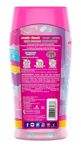Vista 5 de Grisi Champú Manzanilla Kids para niñas, 10 onzas líquidas, 10 onzas