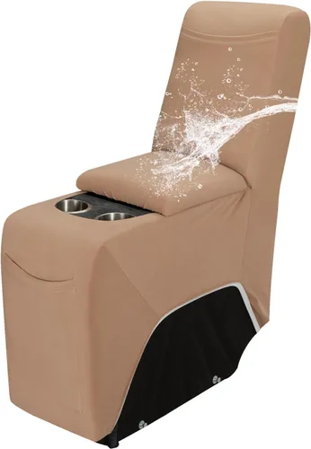Vista 10 de Easy-Going - Funda 100% impermeable para sofá reclinable, fundas de sofá elásticas para sofás reclinables, funda de sofá seccional extra grande