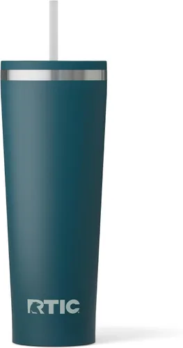 Vista 39 de RTIC Vaso Térmico Diario de 20 onzas de Acero Inoxidable Portátil con Aislamiento, Taza de Café de Viaje con Pajita, Forro de Cerámica, Tapa
