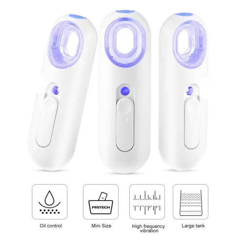 Vista 4 de Nano - Rociador facial nano, pulverizador de niebla de 0.8 fl oz, máquina de nano atomización portátil, rociador de niebla práctica, vaporizador