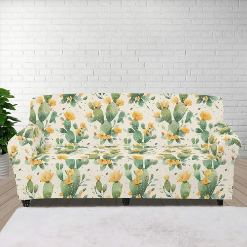 Vista 156 de ZOUTAIRONG Fundas elásticas para sofá con estampado de ramas de camuflaje 3D para sofá, funda para muebles de un solo cojín, decoración del hogar u
