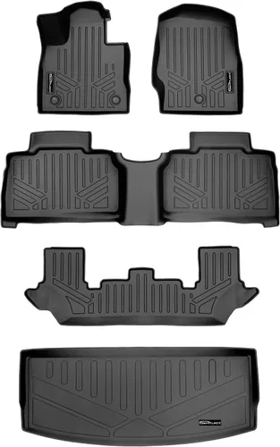 Vista 26 de SMARTLINER Alfombrilla de suelo para maletero de carga para todo tipo de clima para Ford Explorer 2002-2010