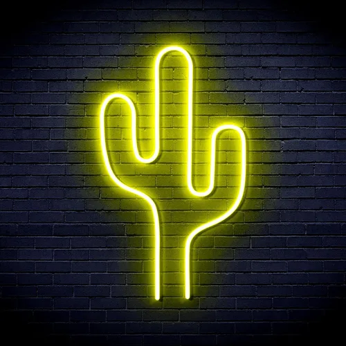 Vista 11 de AdvPro Cactus Flex Silicona LED Neon Sign - Azul - st16s32-fnu0038-b