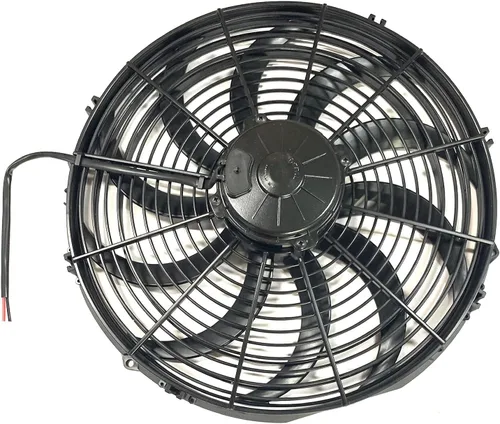 Vista 2 de Spal Ventilador empujador 30102048 (16 pulgadas de alto rendimiento; hoja curva; para uso con fusible de 30 amperios a 13 V), 1 paquete
