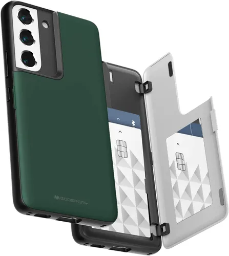 Vista 122 de GOOSPERY Funda tipo cartera para Samsung Galaxy S22 Ultra, [tarjetero] parachoques magnético de puerta con cierre automático, cubierta protectora
