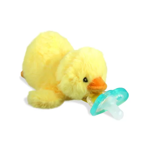 Vista 19 de RaZbaby Bear RaZbuddy - Portachupetes de Peluche para Recién Nacidos en Adelante, Hecho en EE.UU., Chupete Ortodóntico Desmontable JollyPop