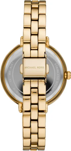 Vista 3 de Michael Kors Reloj Charley MK4399 de aleación dorada de tres manecillas para mujer, Oro, Movimiento de cuarzo