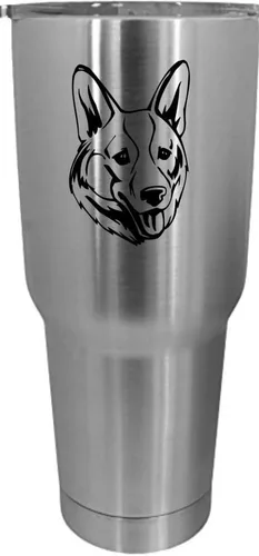 Vista 191 de Cairn Terrier - Vaso grabado con temática de perro, 30 onzas
