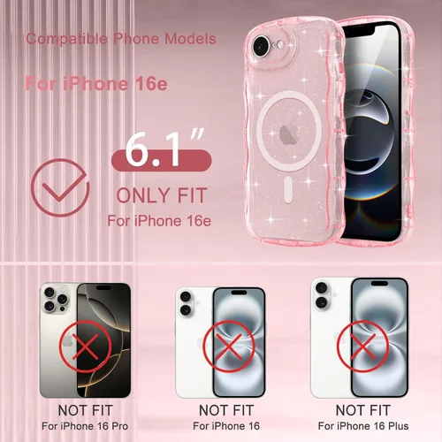 Vista 219 de Pepmune Funda magnética para iPhone 17 Pro Max, color rosa