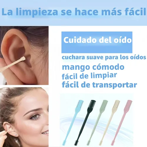 Vista 7 de Cortador de pelo nasal portátil, esencial de viaje para hombres y mujeres, herramientas de eliminación de vello de fosas nasales de doble cara
