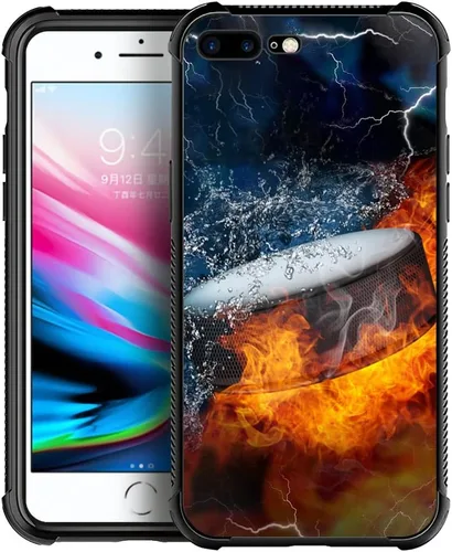 Vista 8 de DAIZAG Funda compatible con iPhone 7 Plus/8 Plus, funda suave a prueba de golpes para niños y hombres, funda de regalo, bandera estadounidense