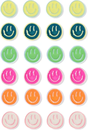 Vista 8 de Mymazn Imanes para refrigerador, imanes lindos para refrigerador, 12 piezas de imanes coloridos para pizarra, gabinete, casillero, imanes