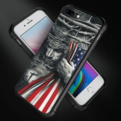 Vista 5 de DAIZAG Funda compatible con iPhone 7 Plus/8 Plus, funda suave a prueba de golpes para niños y hombres, funda de regalo, bandera estadounidense
