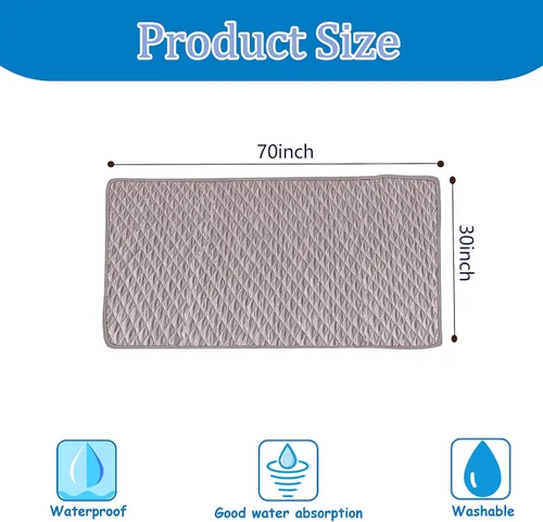 Vista 2 de Funda impermeable para cama de perro, manta antideslizante para mascotas, sofá o automóvil, protector de muebles para niños, perros, gatos, lavable