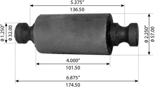 Vista 2 de FORTPRO 3.0 & 4.0 Buje de ojo de resorte para Freightliner Front - (1614603000)