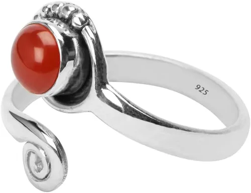 Vista 27 de Anillo de dedo del pie de piedra preciosa de plata de ley 925, joyería para el cuerpo, anillo de dedo del pie de la mano de la mano de la piedra