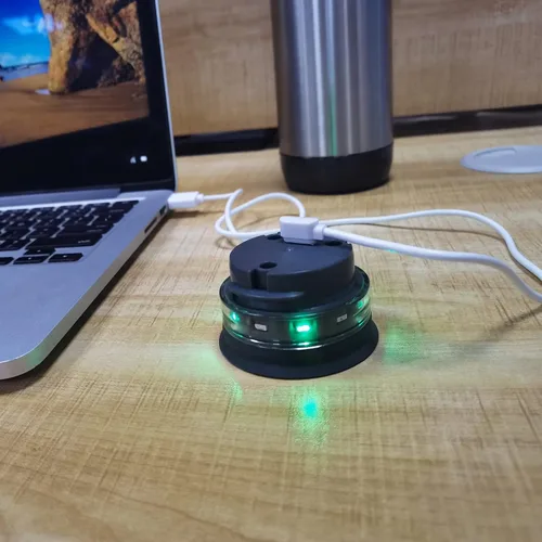 Vista 8 de FitTurn Cargador USB compatible con HidrateSpark Pro Acero/HidrateSpark Pro Smart Water Cup Reemplazo Cable de carga Cable de carga Negro y Blanco