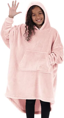 Vista 10 de THE COMFY Dream Jr para niños Manta portátil de forro polar de microfibra ligera con capucha y bolsillo Visto en Shark Tank