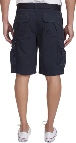 Vista 3 de Unionbay Survivor pantalones cortos de cargo con cinturón para hombre