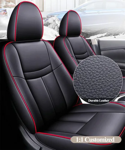 Vista 3 de Rogue x-trail - Fundas de asiento de coche compatibles con Nissan Rouge Regular 5 plazas 2014-2022 (negro)