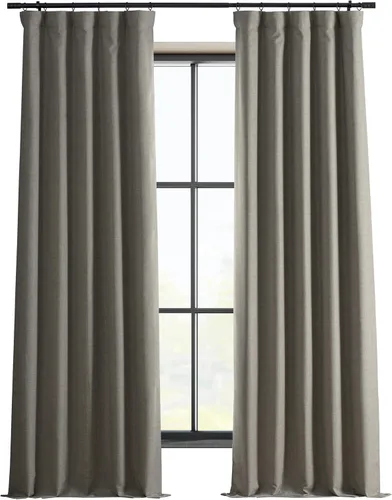 Vista 22 de HPD HALF PRICE DRAPES Cortinas opacas sólidas con aislamiento térmico para dormitorio, cortina de 84 pulgadas de largo (1 panel), cortinas opacas