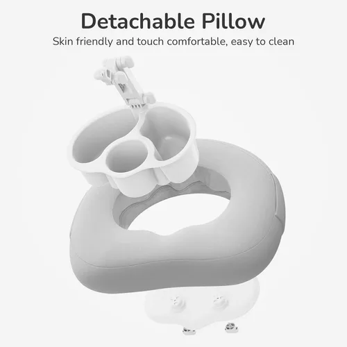 Vista 7 de Soporte de almohada para tableta para Kindle iPad compatible con teléfono/tableta de 4.7 a 10 pulgadas, iPad, iPhone, Samsung, Google, soporte