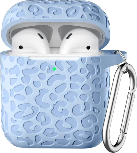 Vista 40 de Funda para Airpod Case y 2ª Generación con Diseño Leropard Grabado Compatible con Apple AirPods 2ª/1ª Generación de Carga, Bonita Protección