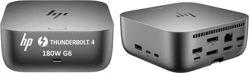 Vista 9 de HP USB-C Dock 100W G5, estación de acoplamiento 9 en 1, hasta 3 pantallas