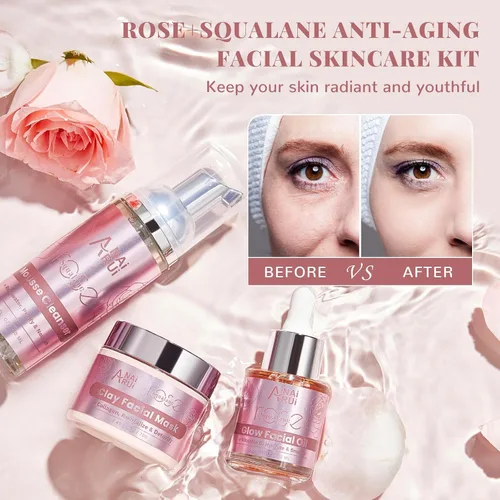 Vista 3 de ANAI RUI Purify, juego de regalo hidratante para el cuidado de la piel, regalo de vacaciones para mujeres, kit de cuidado de la piel facial