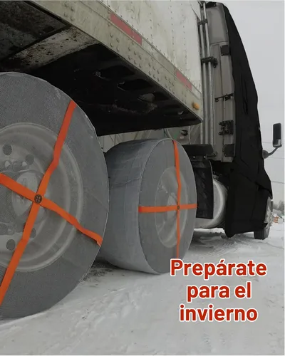 Vista 8 de Cadena alternativa para neumático AutoSock AL64 Size-AL64 Semircamiones y autobuses, calcetines para automóviles, calcetines de neumáticos