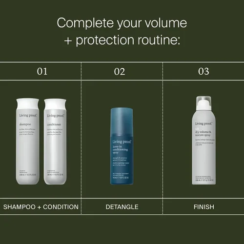 Vista 9 de Living proof Acondicionador voluminizador e hidratante completo: añade volumen, suavidad, brillo, sin silicona, seguro para cabello teñido